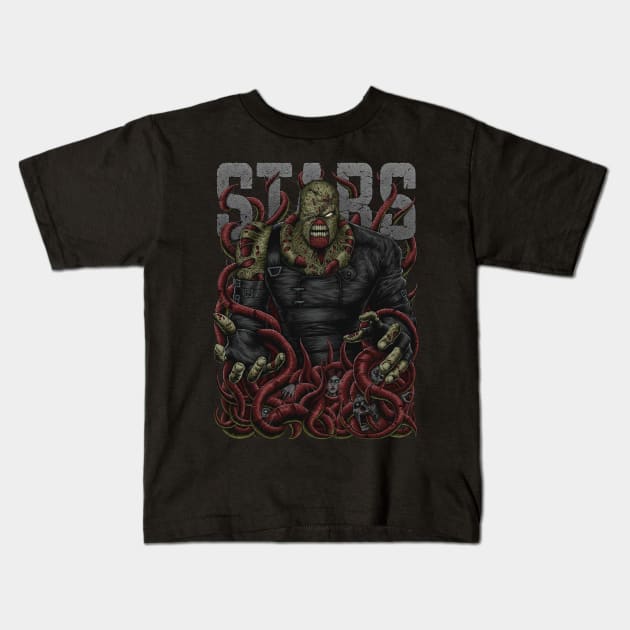 Resident Evil - Nemesis Kids T-Shirt by d.legoshin.art